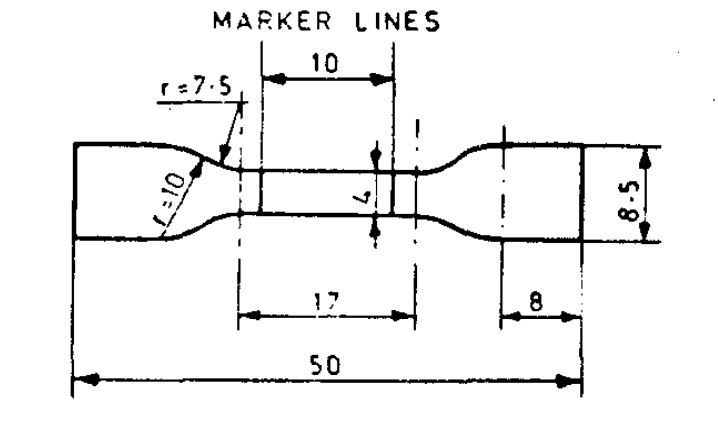 IS 10810 (PART 7)-50 MM LENGTH-SPECIMEN CUTTING DIE